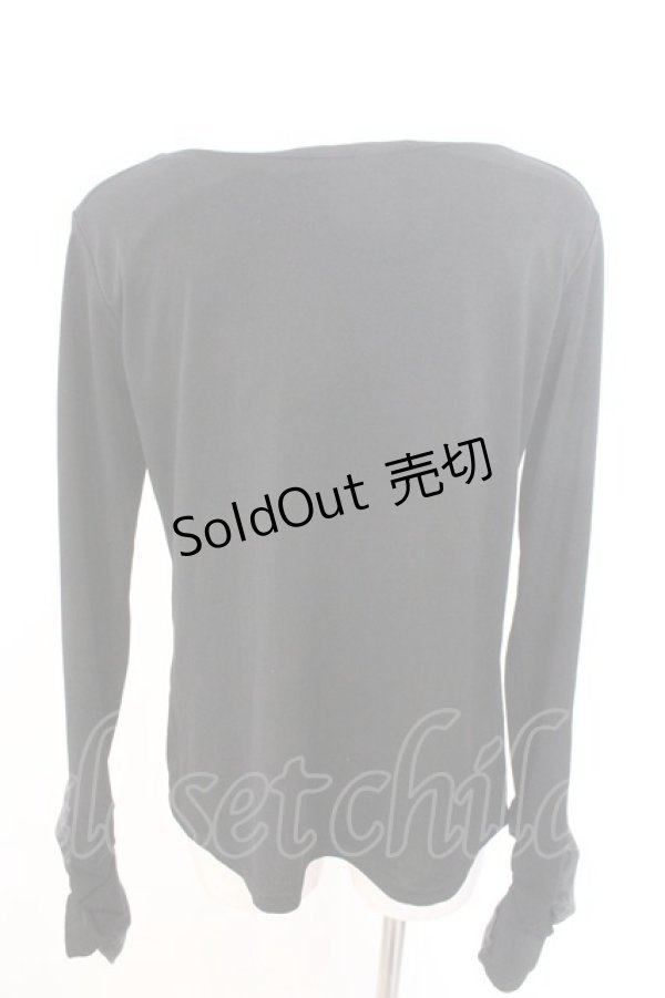 画像3: Qutie Frash / クロスインナーTシャツ  ブラック O-26-02-18-053-QU-TO-OW-OS (3)