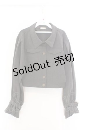 画像: axes femme POETIQUE / バックプリーツブルゾン  グレー O-26-02-18-1036-AX-JA-IG-OS