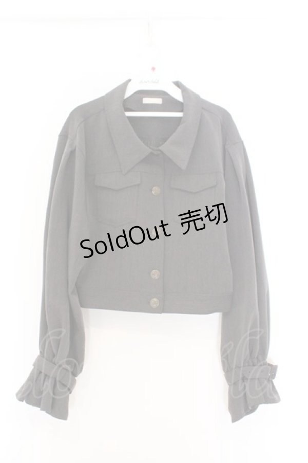 画像1: axes femme POETIQUE / バックプリーツブルゾン  グレー O-26-02-18-1036-AX-JA-IG-OS (1)