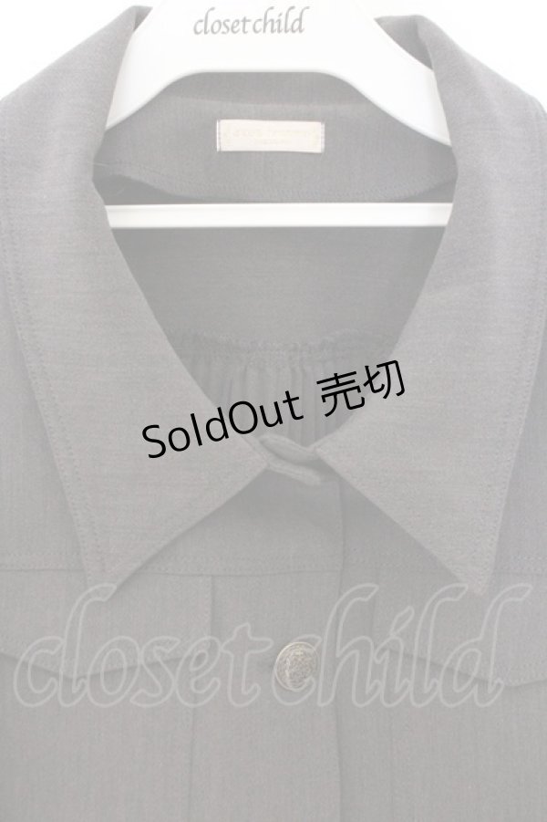 画像2: axes femme POETIQUE / バックプリーツブルゾン  グレー O-26-02-18-1036-AX-JA-IG-OS (2)