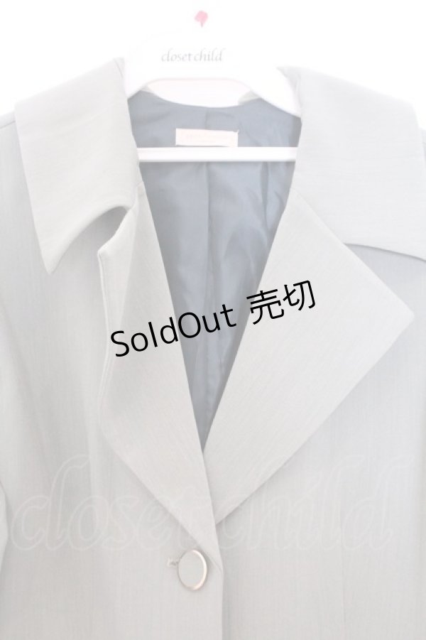 画像2: axes femme POETIQUE / レースアップボリューム袖ジャケット M グリーン O-26-02-18-1037-AX-JA-IG-OS (2)