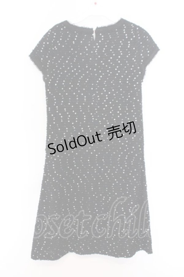 画像3: INGEBORG / 花スパンコールワンピース 9 クロ O-26-02-18-1048-LO-OP-IG-OS (3)