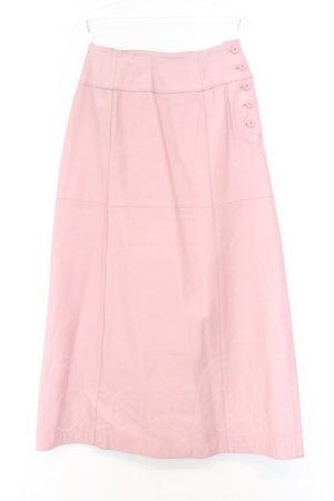 画像: INGEBORG / 刺繍羊皮スカート  ピンク O-26-02-18-1051-LO-SK-IG-OS