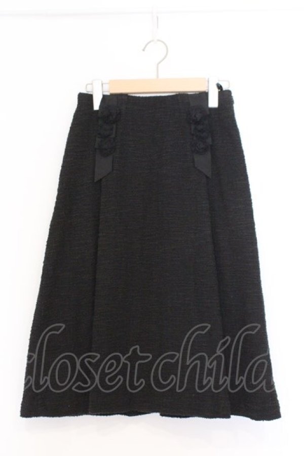 画像1: INGEBORG / モチーフスカート 3(9号) クロ O-26-02-18-1053-LO-SK-IG-OS (1)
