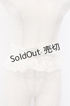 画像: axes femme POETIQUE / レースゴムベルト  シロ O-26-02-18-1007-AX-ZA-IG-ZT0220D