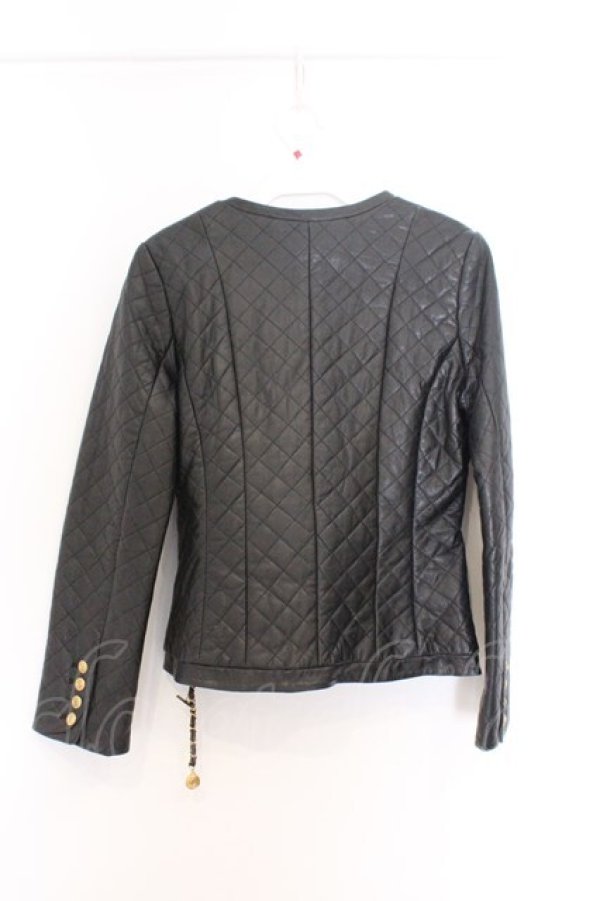 画像3: INGEBORG / キルトレザージャケット S クロ O-26-02-18-1055-LO-JA-IG-OS (3)