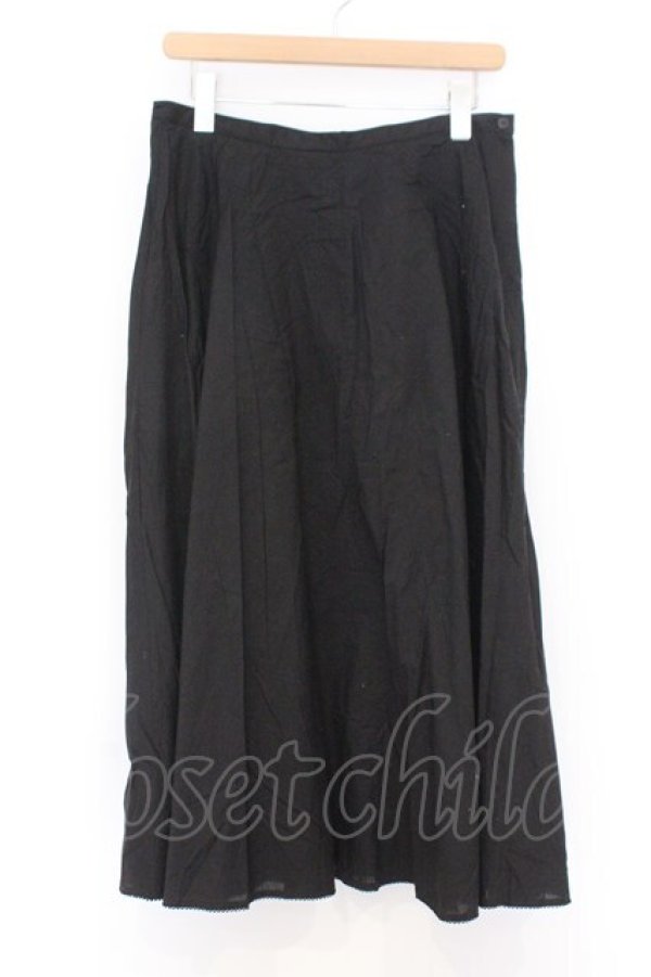 画像1: INGEBORG / プレーンフレアースカート  クロ O-26-02-18-1062-LO-SK-IG-OS (1)