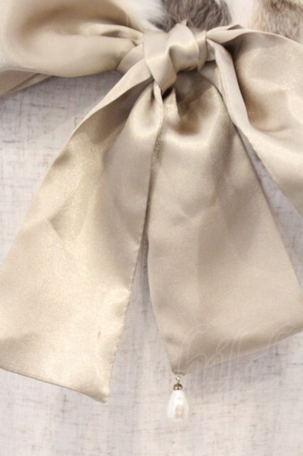 画像2: INGEBORG / ラビットファーティペット  ブラウン系 O-26-02-18-1001-LO-ZA-IG-OS (2)