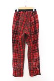 画像3: Candy Stripper / FLUFFY CHECK パンツ 2 レッド O-26-02-18-1066-PU-PA-YM-OS (3)