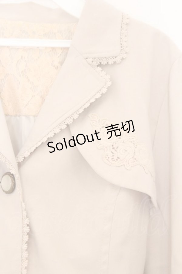 画像2: axes femme / ペプラムショートトレンチコート M ベージュ O-26-02-18-1069-AX-JA-OW-ZT0220C (2)