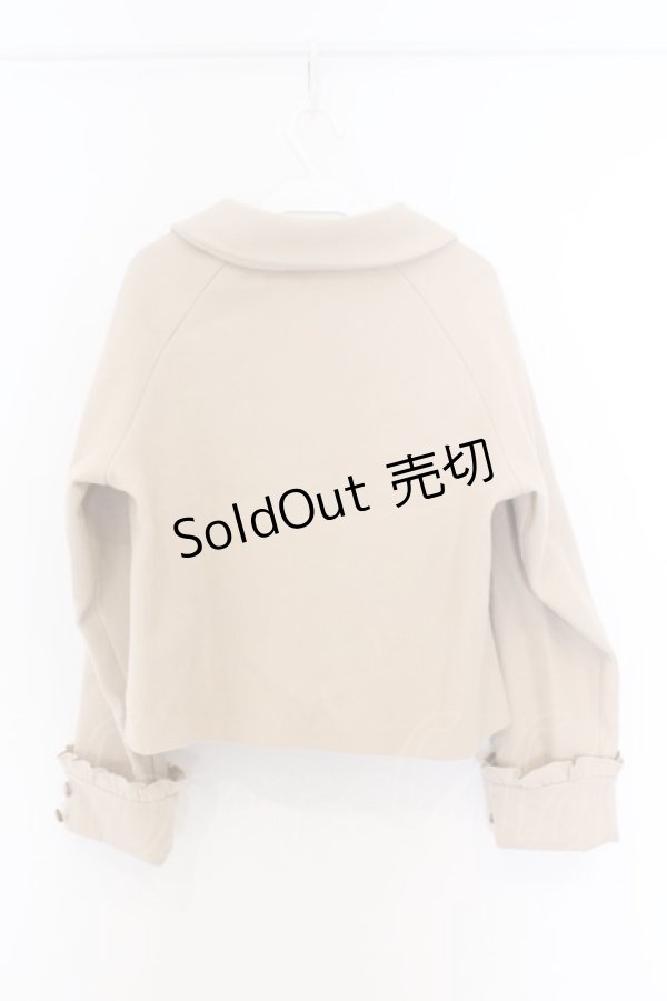 画像3: axes femme / 袖フリルピーコート F ベージュ O-26-02-18-1072-AX-CO-IG-ZTC039 (3)