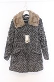 画像1: axes femme / フロッキーコート M グレー O-26-02-18-1079-AX-CO-OW-OS (1)