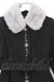 画像2: axes femme POETIQUE / 雪の結晶刺繍コート  クロ O-26-02-18-1083-AX-CO-IG-OS (2)
