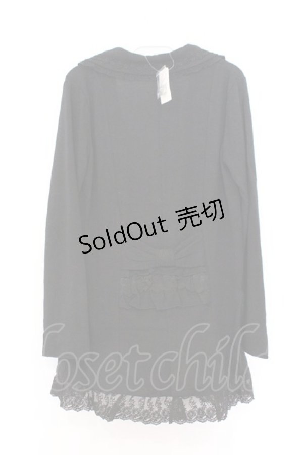 画像3: axes femme / 裾レース使いカットジャケット M クロ O-26-02-18-1088-AX-TO-OW-ZT626 (3)