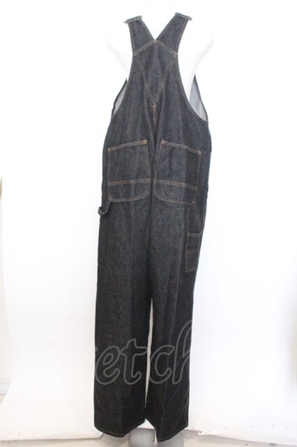 画像4: MEN'S KANEKO ISAO / くま刺繍デニムサロペット  クロ系 O-26-02-18-1010-PU-OP-IG-OS (4)