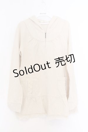 画像: axes femme / レースアップポケットパーカー M キナリ O-26-02-18-1092-AX-TO-OW-ZT0220C