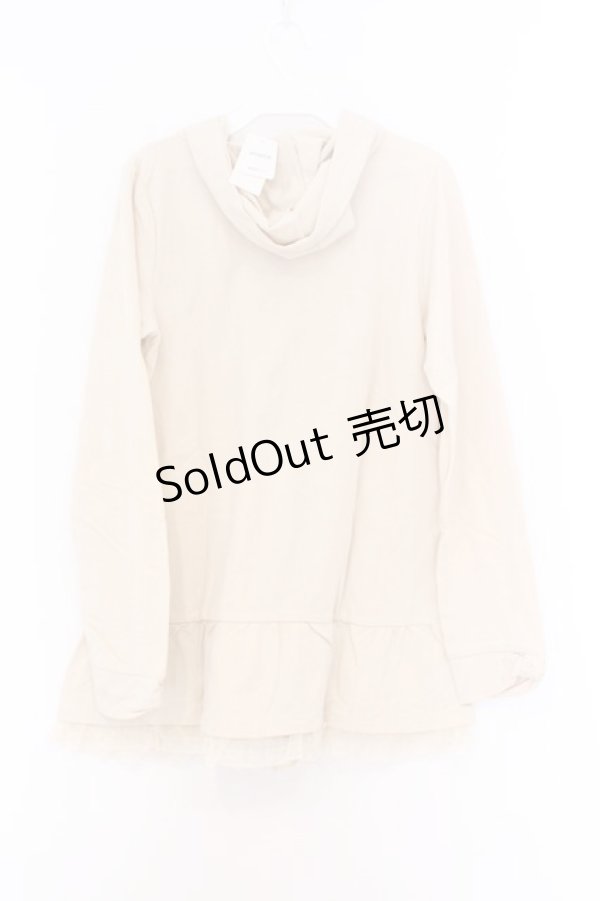 画像3: axes femme / レースアップポケットパーカー M キナリ O-26-02-18-1092-AX-TO-OW-ZT0220C (3)