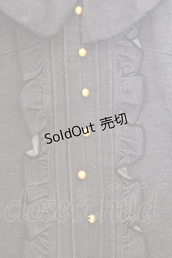 画像2: axes femme / フリルホルターキャミソール M ブルー O-26-02-18-1096-AX-TO-OW-OS (2)