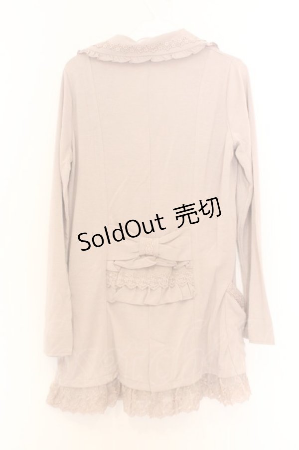 画像3: axes femme / 裾レース使いカットジャケット M ピンクベージュ O-26-02-18-1097-AX-JA-OW-OS (3)