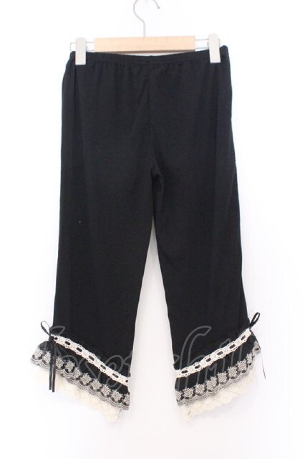 画像3: axes femme / はしごレースレギンス M クロ O-26-02-18-1013-AX-PA-IG-OS (3)