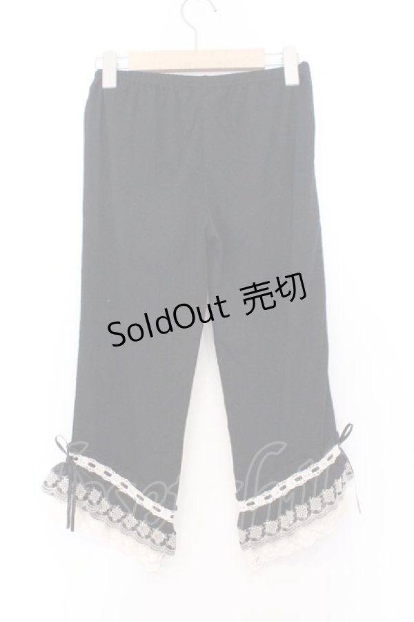 画像3: axes femme / はしごレースレギンス M クロ O-26-02-18-1013-AX-PA-IG-OS (3)