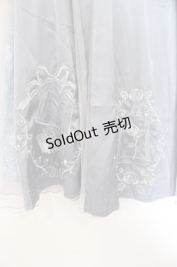 画像2: axes femme / ＜美女と野獣＞スカート  サックス O-26-02-18-1014-AX-SK-IG-OS (2)