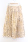 画像3: axes femme / 刺繍チュールスカート  ベージュ系 O-26-02-18-1030-AX-SK-IG-OS (3)