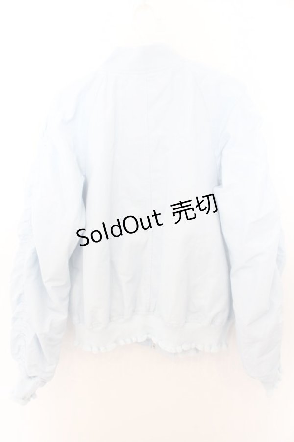 画像3: Secret Honey / ショルダーレースアップブルゾン  サックス O-26-02-18-012-CA-JA-IG-OS (3)