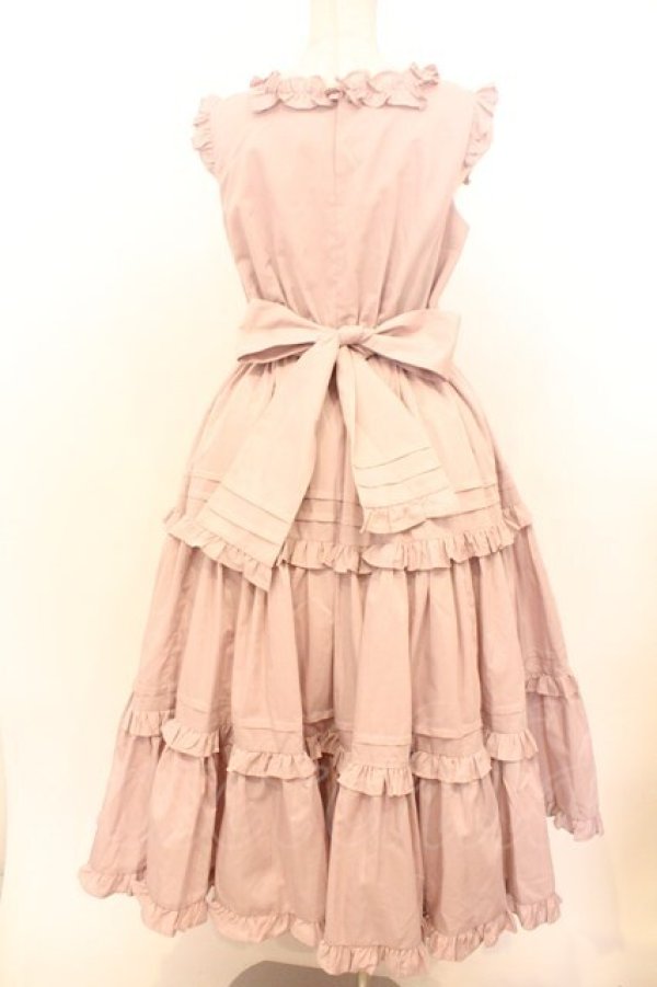 画像2: Chalmiere / フリルロングジャンスカ  ピンク O-26-02-18-002-AX-OP-IG-OS (2)