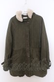画像1: axes femme / フード付ミドル丈モッズコート M カーキグリーン O-26-02-18-019-AX-CO-OW-OS (1)