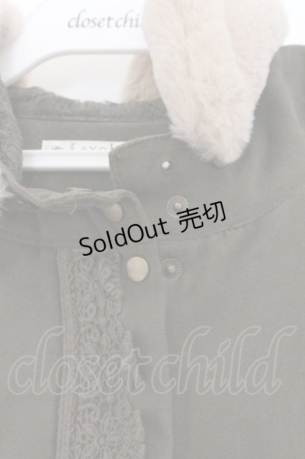 画像2: axes femme / フード付ミドル丈モッズコート M カーキグリーン O-26-02-18-019-AX-CO-OW-ZT0220D (2)