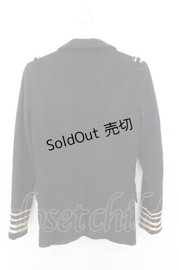 画像2: yaponskii / ナポレオンショートコート  ブラック O-26-02-18-023-PU-CO-OW-OS (2)