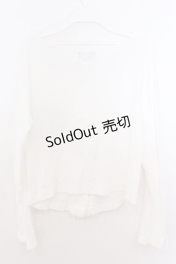 画像4: ALICE and the PIRATES / Sleeping Crown カーディガン  シロ O-26-02-18-028-PA-TO-OW-OS (4)