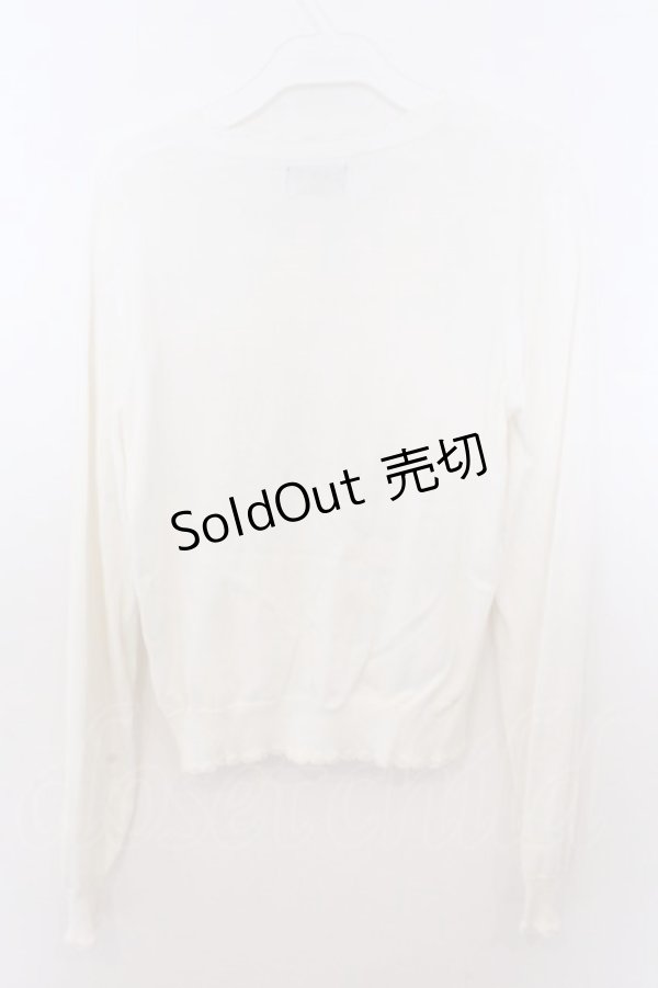 画像4: ALICE and the PIRATES / A/P TRAINカーディガン  シロ O-26-02-18-029-PA-TO-OW-OS (4)