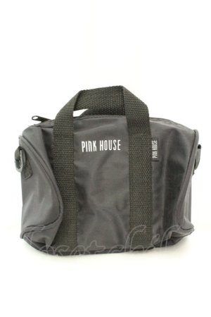 画像: PINK HOUSE / ナイロンミニバッグ  クロ O-26-02-19-004-LO-BG-IG-OS