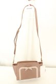 画像2: m petit by misako / AMリボンヨコショルダーバッグ  ピンクベージュ O-26-02-19-039-LO-BG-IG-OS (2)