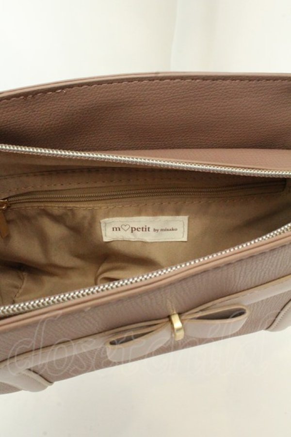 画像4: m petit by misako / AMリボンヨコショルダーバッグ  ピンクベージュ O-26-02-19-039-LO-BG-IG-OS (4)