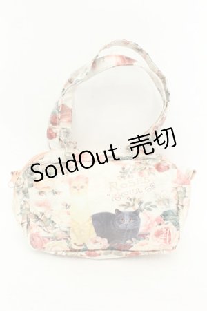 画像: axes femme / 猫ちょっとバッグ  アイボリー O-26-02-19-046-AX-BG-IG-OS