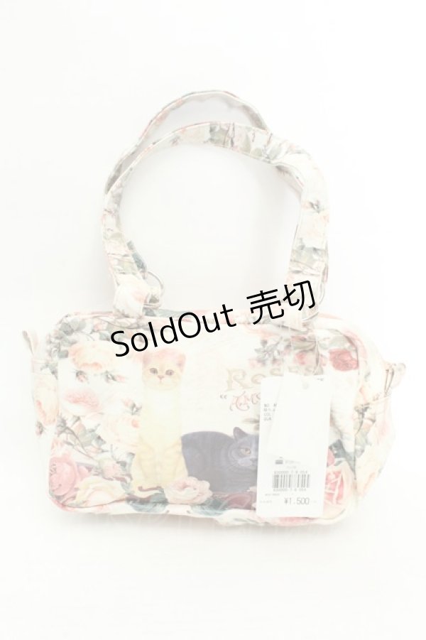 画像2: axes femme / 猫ちょっとバッグ  アイボリー O-26-02-19-046-AX-BG-IG-OS (2)