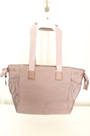 画像: m petit by misako / サイドリボン付きトートバッグ  モカ O-26-02-19-048-LO-BG-IG-OS