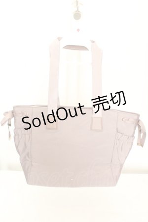 画像: m petit by misako / サイドリボン付きトートバッグ  モカ O-26-02-19-048-LO-BG-IG-ZT0222G