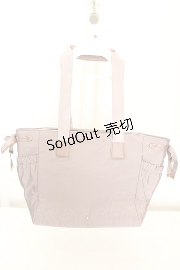 画像1: m petit by misako / サイドリボン付きトートバッグ  モカ O-26-02-19-048-LO-BG-IG-ZT0222G (1)