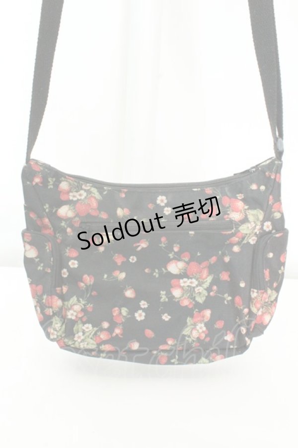 画像3: PINK HOUSE / 2019A/W ムック本 いちご柄ショルダーバッグ  クロ O-26-02-19-050-LO-BG-IG-OS (3)