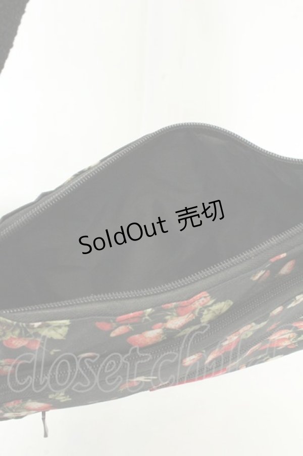 画像4: PINK HOUSE / 2019A/W ムック本 いちご柄ショルダーバッグ  クロ O-26-02-19-050-LO-BG-IG-OS (4)