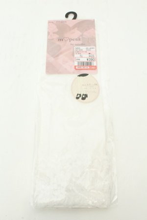 画像: m petit by misako / ECAMCSアミアゲフリル 23~25cm シロ O-26-02-19-059-LO-ZA-OW-OS