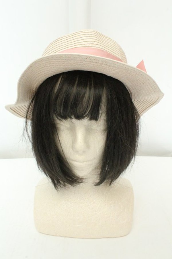 画像2: m petit by misako / AMブレードカンカンボウ 57.5cm ナチュラル×ピンク O-26-02-19-062-LO-AC-OW-OS (2)