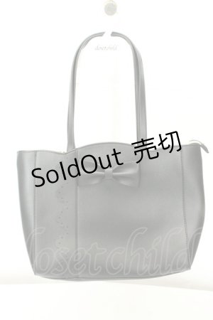 画像: m petit by misako / AMリボントート  クロ O-26-02-19-065-0-BG-OW-ZTK042