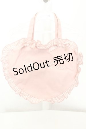 画像: PINK HOUSE / ハートフリルバッグ  ピンク O-26-02-19-069-LO-BG-OW-OS
