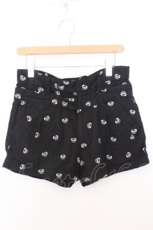 画像: Candy Stripper / ペペ刺繍ショートパンツ M ブラック O-26-02-19-1038-PU-PA-OW-OS
