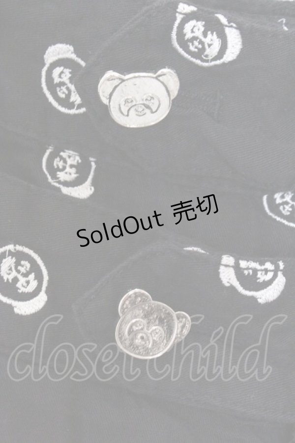 画像2: Candy Stripper / ペペ刺繍ショートパンツ M ブラック O-26-02-19-1038-PU-PA-OW-OS (2)